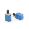 9mm Rotary Potentiometer | Insulated Shaft RA096 Blue Series Manufacturer RA096G4-V1