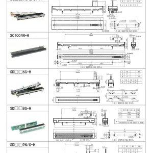 slide potentiometer
