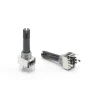 RA093N-H 9mm Rotary Potentiometer with Threaded Bushing and Horizontal Pins 9mm rotary potentiometer