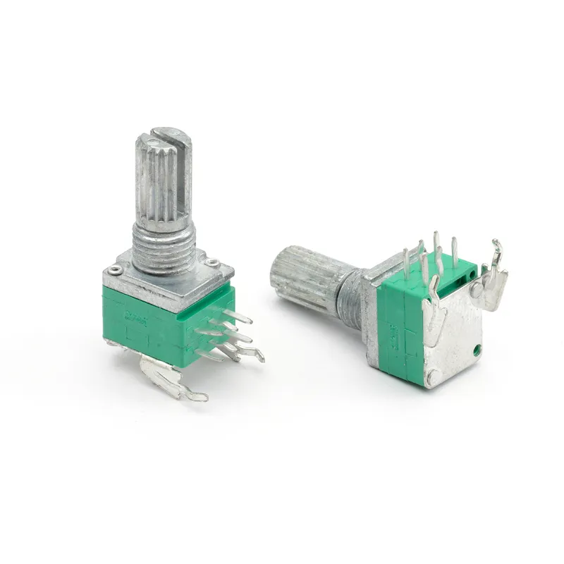 rotary potentiometer rd097g va 9mm metal shaft vertical precision rotary potentiometer with bracket