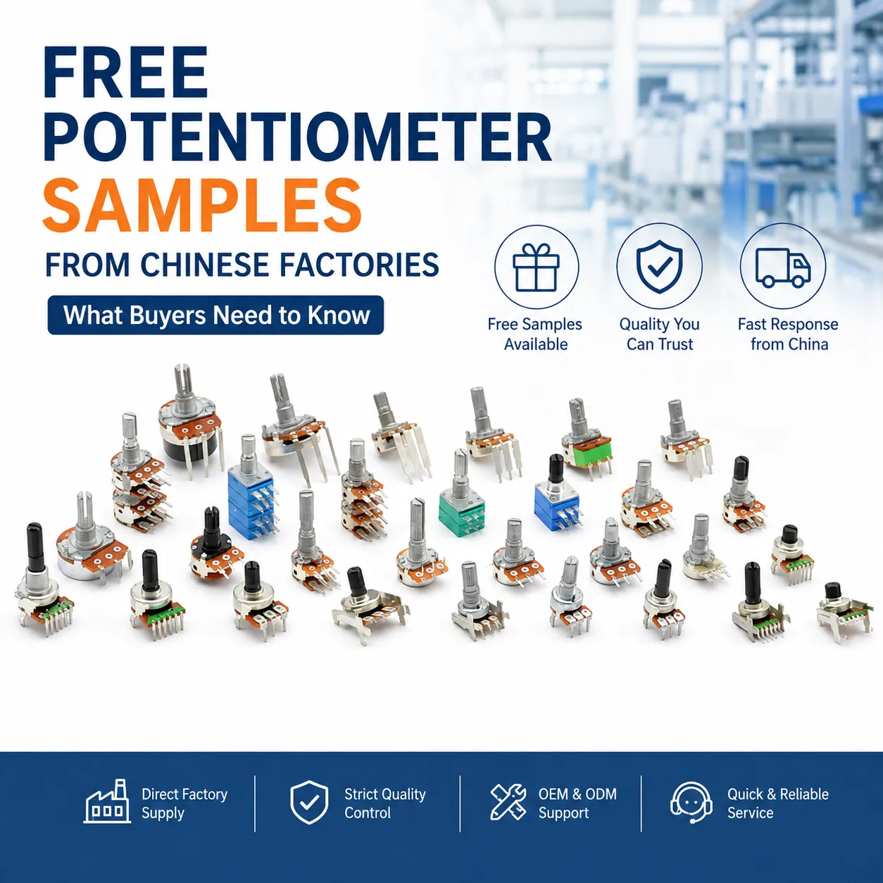 Can You Get Free Potentiometer Samples From Chinese Factories?